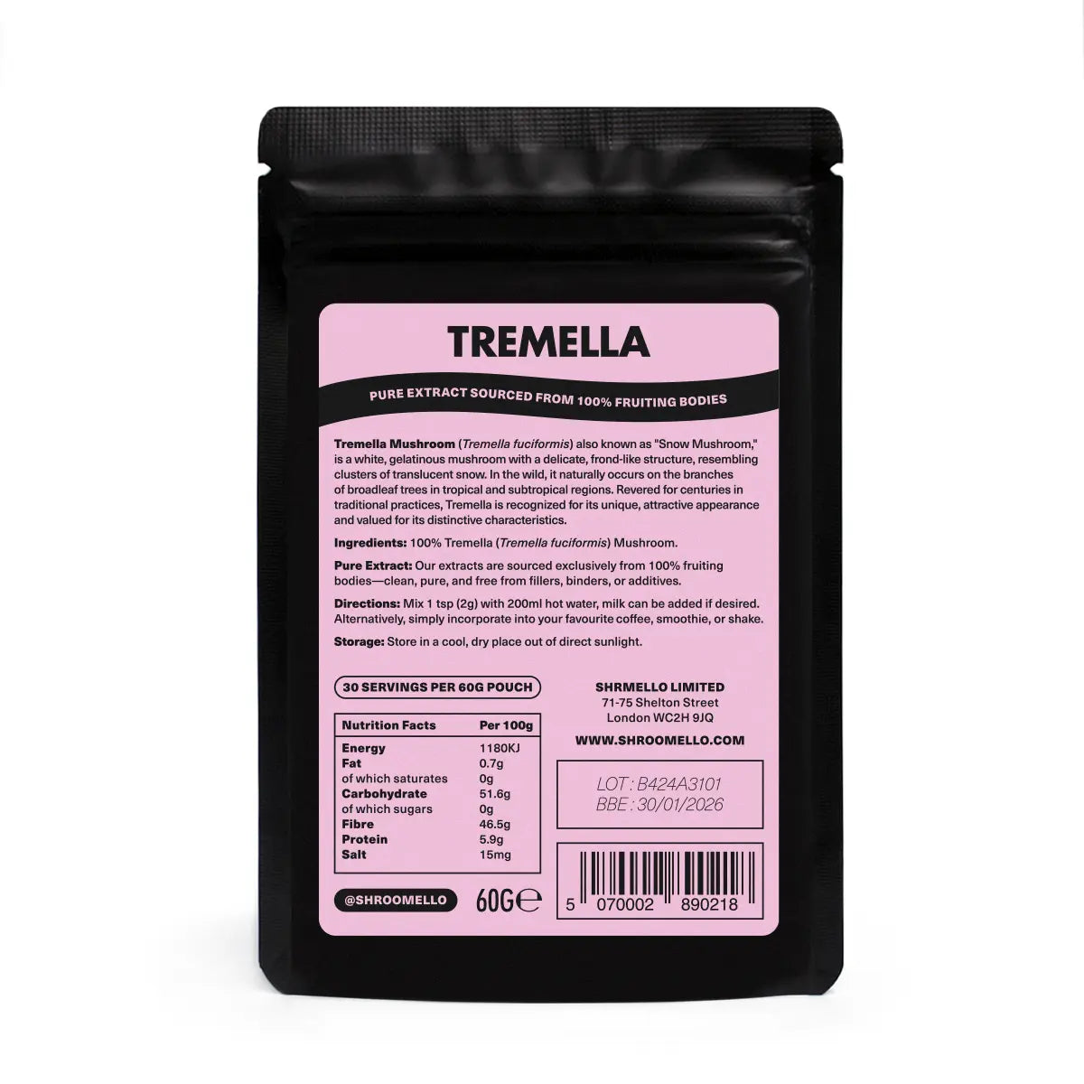 Tremella Mushroom Powder